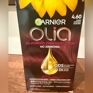 NWT Garnier Olia 4.60 Dark Intense Auburn Hair Color